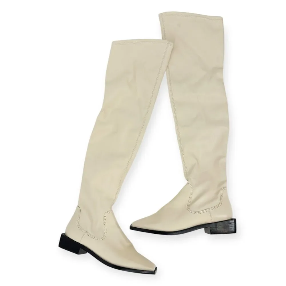 Women's Guily Up Leather Over Knee Boot NEW SIZE 9 Nappa Leather Anthropologie‎
